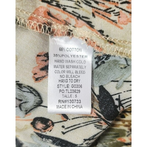 Umgee Mini Dress/Tunic Crochet Trimmed Neck - Size S - Picture 12 of 15